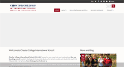 Desktop Screenshot of chestercollege.org